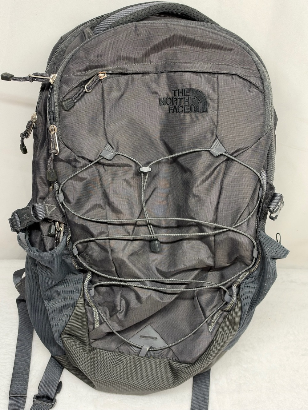 The North Face Borealis Backpack Black Hiking Campus Bag Flexvent Pre Owned